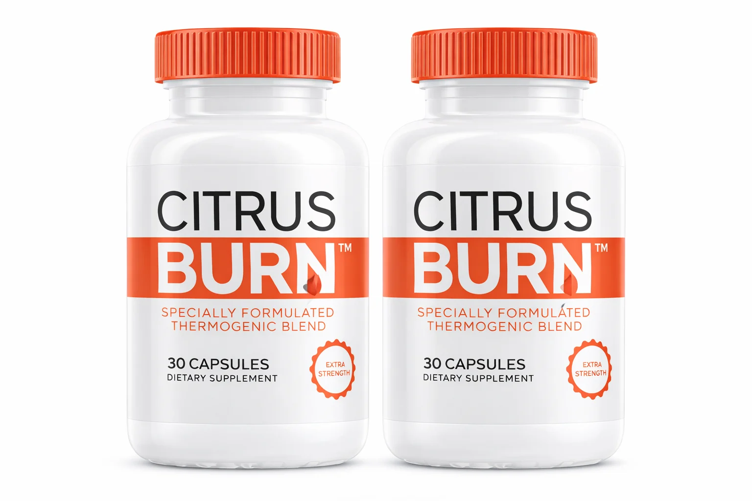 2 Bottles CitrusBurn Weight Loss Supplement